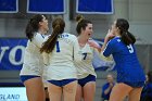 VB vs MHC  Wheaton Women's Volleyball vs Mount Holyoke College. - Photo by Keith Nordstrom : Wheaton, Volleyball, VB